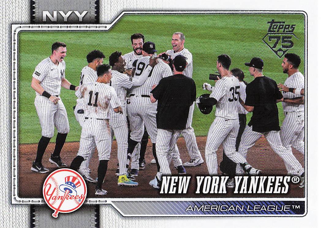 2026 Topps Baseball New York Yankees #628