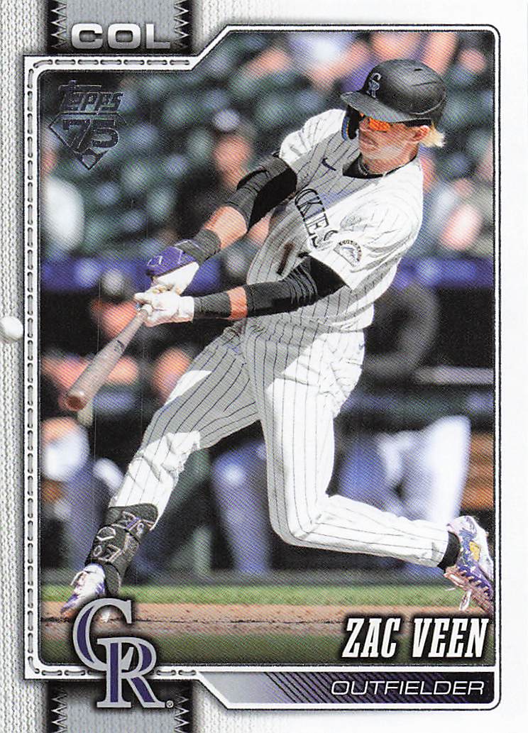 2026 Topps Baseball Zac Veen #514