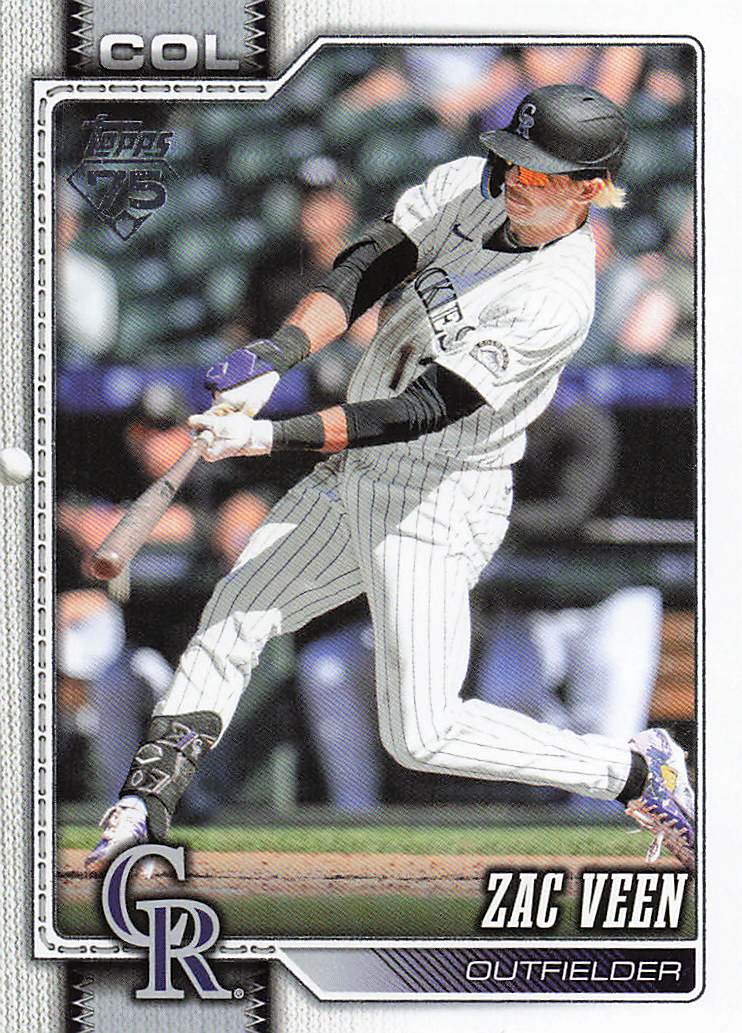 2026 Topps Baseball Zac Veen #514