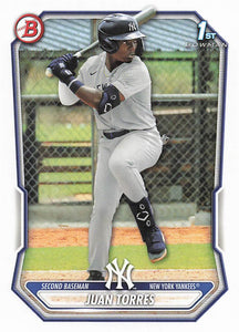 2026 Bowman Baseball Prospects Juan Torres #BP-75