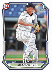 2026 Bowman Baseball Prospects Henry Lalane #BP-104