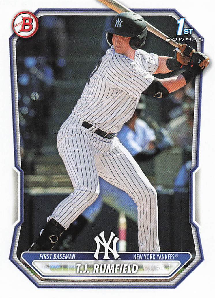 2026 Bowman Baseball Prospects T.J. Rumfield #BP-134