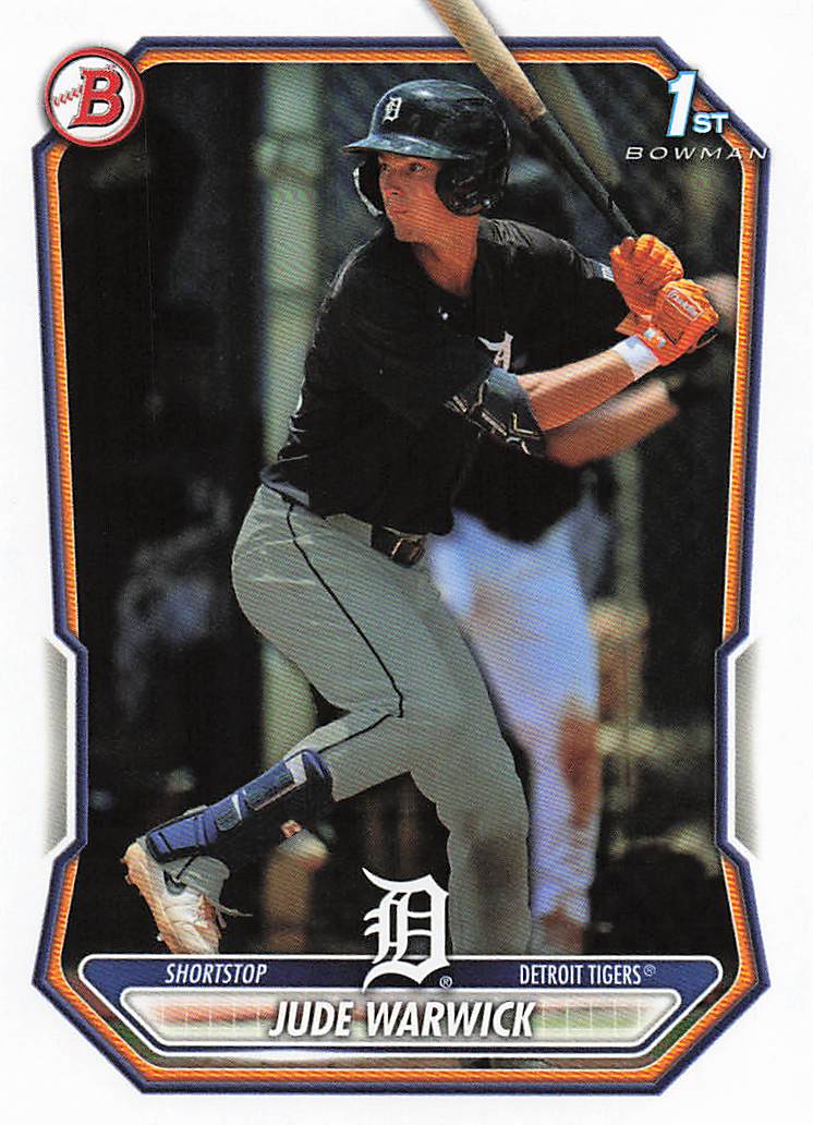 2026 Bowman Baseball Prospects Jude Warwick #BP-58