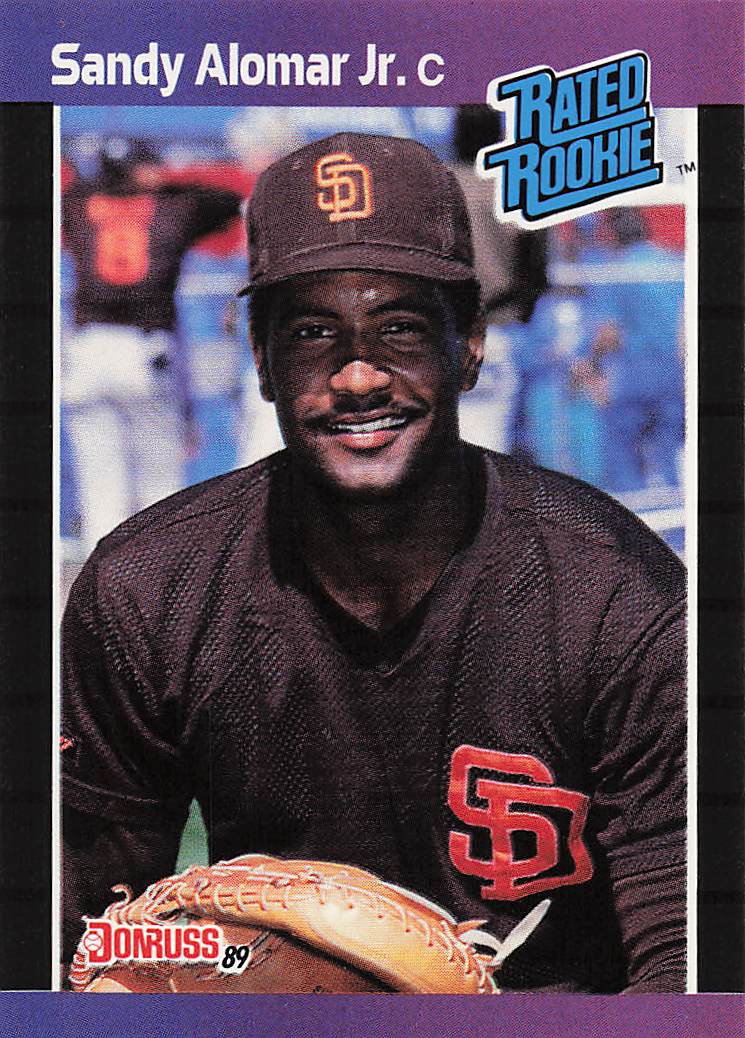 1989 Donruss Baseball Sandy Alomar Jr. #28d Rookie