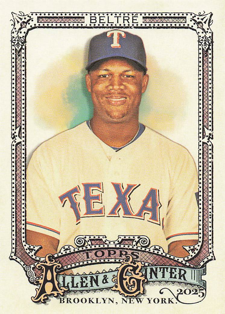 2025 Topps Allen & Ginter Baseball Adrian Beltré #323