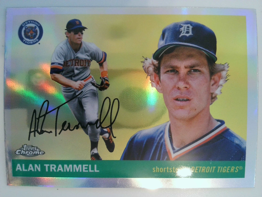 2025 Topps Chrome Platinum Baseball Refractors Alan Trammell #460