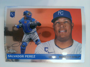 2025 Topps Chrome Platinum Baseball Salvador Perez #87