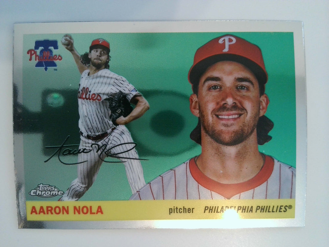 2025 Topps Chrome Platinum Baseball Aaron Nola #156