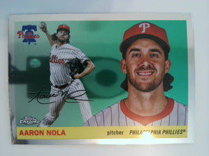 2025 Topps Chrome Platinum Baseball Aaron Nola #156
