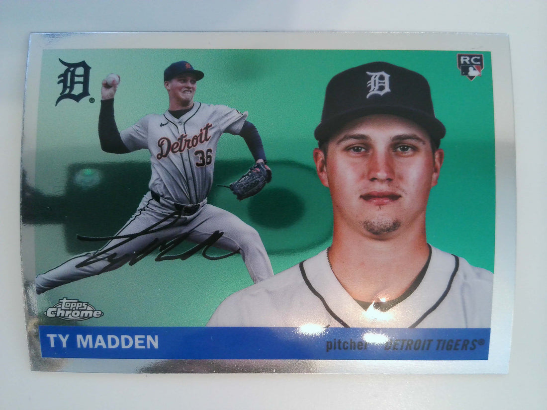 2025 Topps Chrome Platinum Baseball Ty Madden #230 Rookie