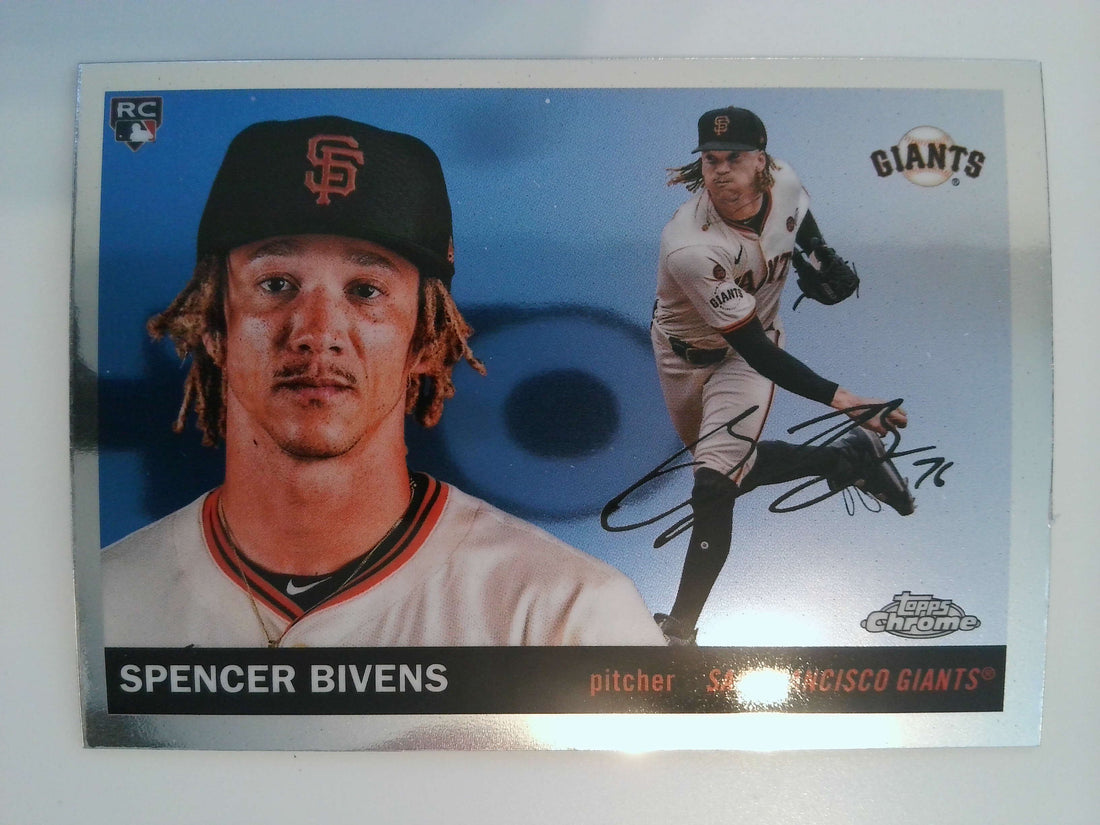 2025 Topps Chrome Platinum Baseball Spencer Bivens #301 Rookie