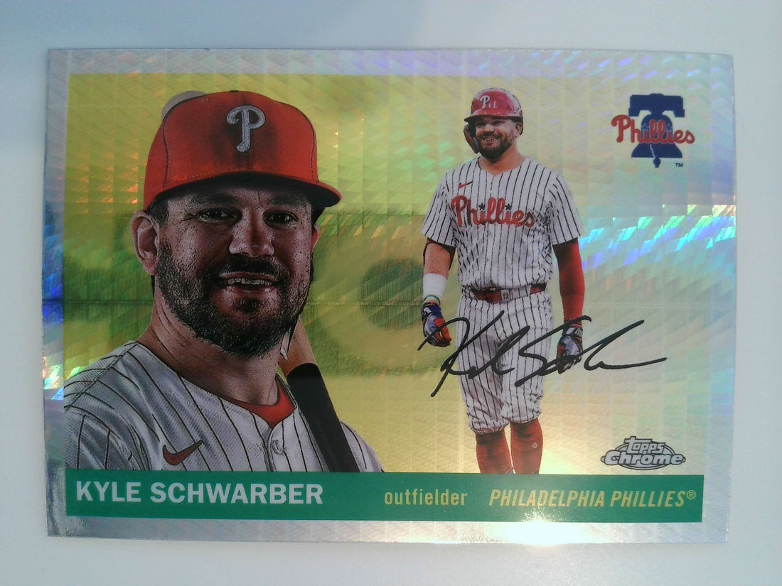 2025 Topps Chrome Platinum Baseball Prism Refractors Kyle Schwarber #175