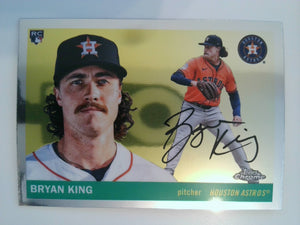 2025 Topps Chrome Platinum Baseball Bryan King #380 Rookie