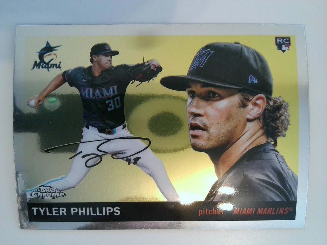 2025 Topps Chrome Platinum Baseball Tyler Phillips #350 Rookie