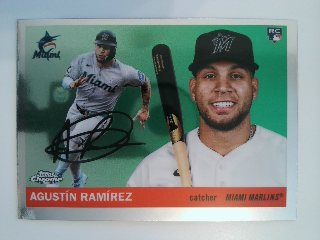 2025 Topps Chrome Platinum Baseball Agustín Ramírez #241 Rookie