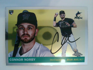 2025 Topps Chrome Platinum Baseball Connor Norby #321 Rookie