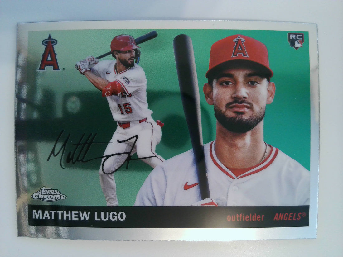 2025 Topps Chrome Platinum Baseball Matthew Lugo #362 Rookie