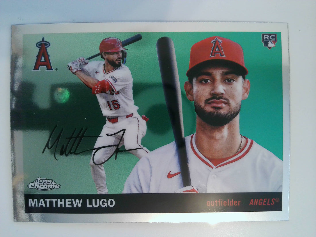 2025 Topps Chrome Platinum Baseball Matthew Lugo #362 Rookie