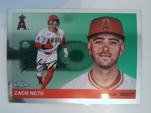 2025 Topps Chrome Platinum Baseball Zach Neto #62