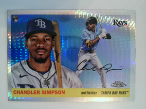 2025 Topps Chrome Platinum Baseball Prism Refractors Chandler Simpson #277 RC