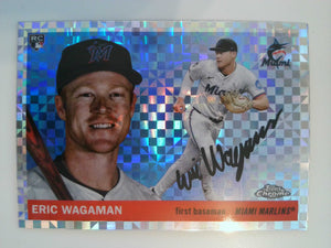 2025 Topps Chrome Platinum Baseball X-Fractors Eric Wagaman #282 Rookie