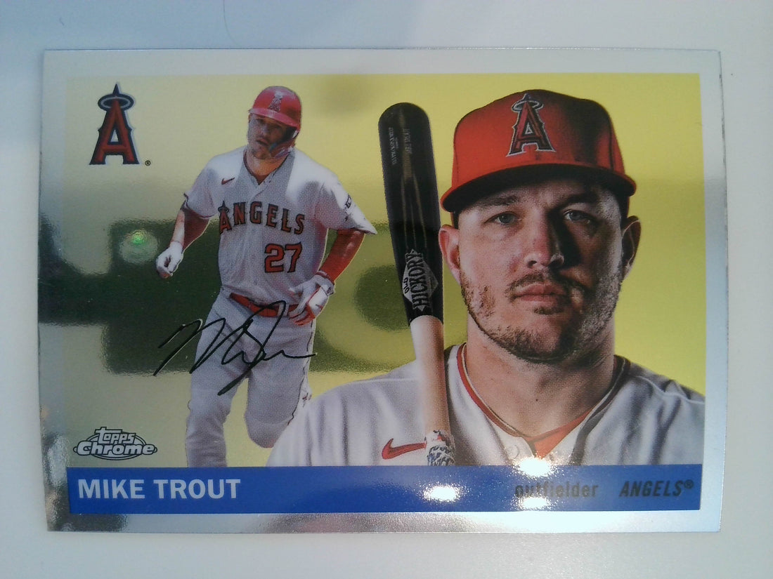 2025 Topps Chrome Platinum Baseball Mike Trout #1