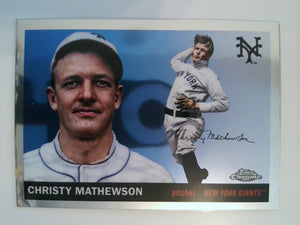 2025 Topps Chrome Platinum Baseball Christy Mathewson #498