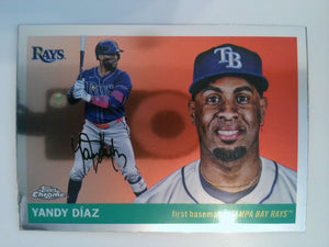 2025 Topps Chrome Platinum Baseball Yandy Díaz #180