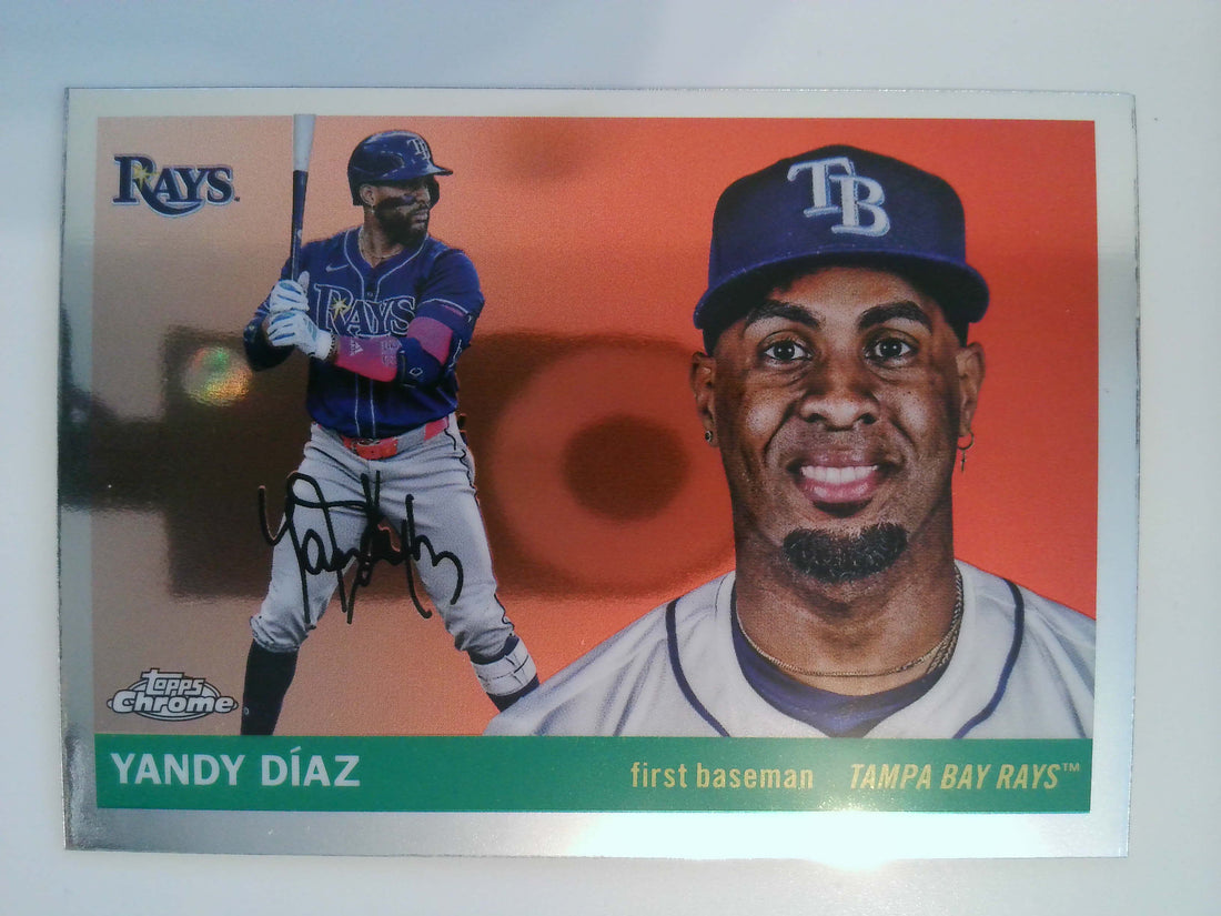 2025 Topps Chrome Platinum Baseball Yandy Díaz #180