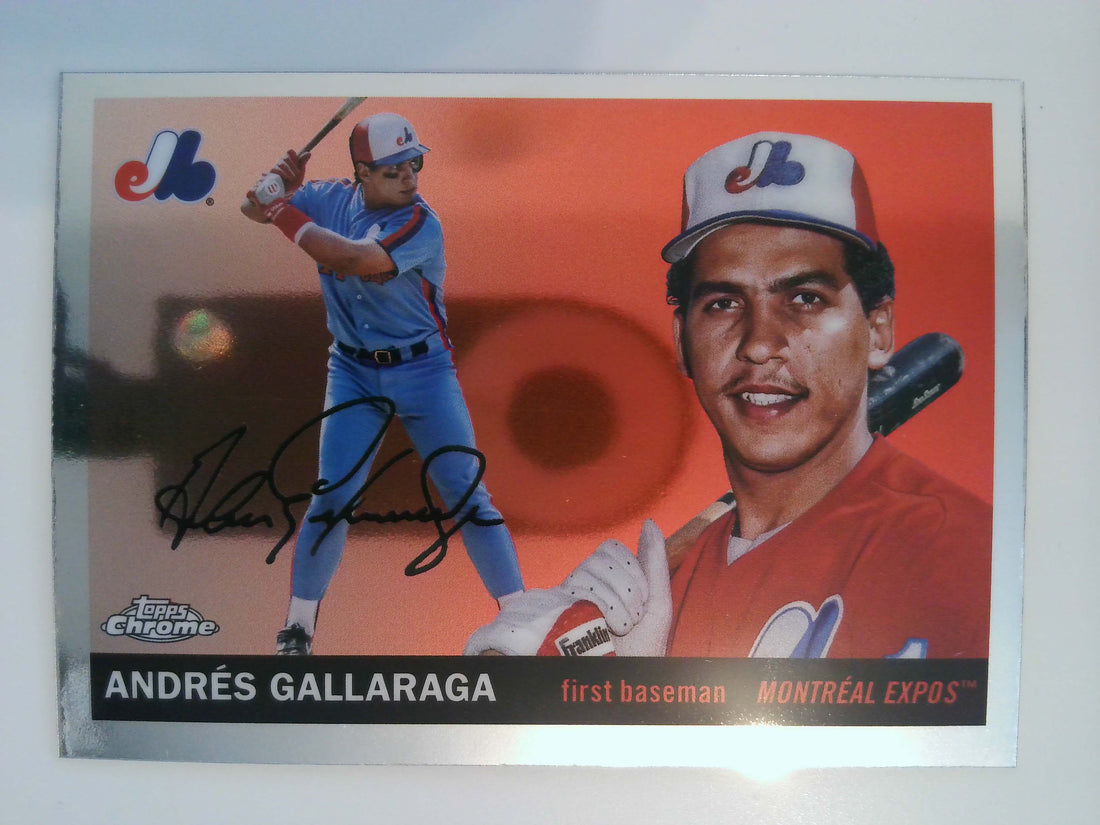 2025 Topps Chrome Platinum Baseball Andres Galarraga #242