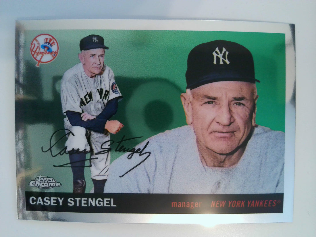2025 Topps Chrome Platinum 1955 Cards That Never Were Casey Stengel #55NW-20