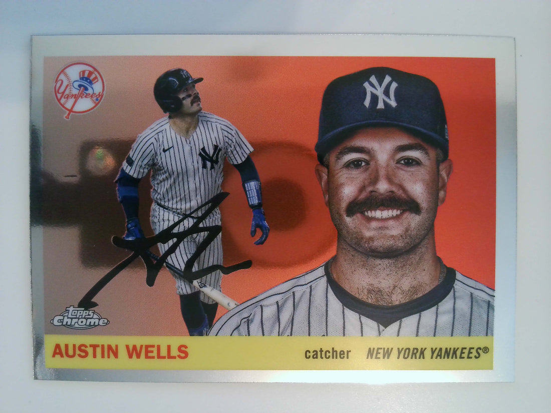 2025 Topps Chrome Platinum Baseball Austin Wells #165