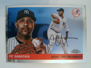 2025 Topps Chrome Platinum Baseball CC Sabathia #227