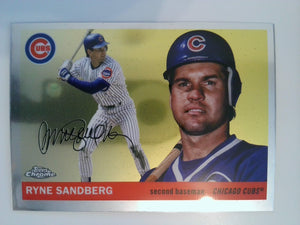 2025 Topps Chrome Platinum Baseball Ryne Sandberg #348