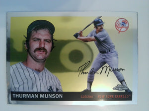 2025 Topps Chrome Platinum Baseball Thurman Munson #214