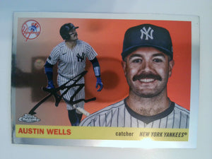 2025 Topps Chrome Platinum Baseball Austin Wells #165