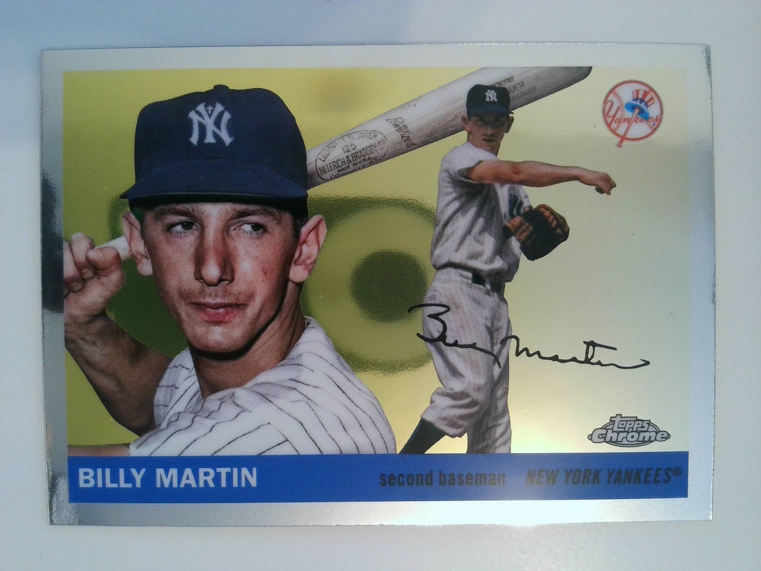 2025 Topps Chrome Platinum Baseball Billy Martin #444