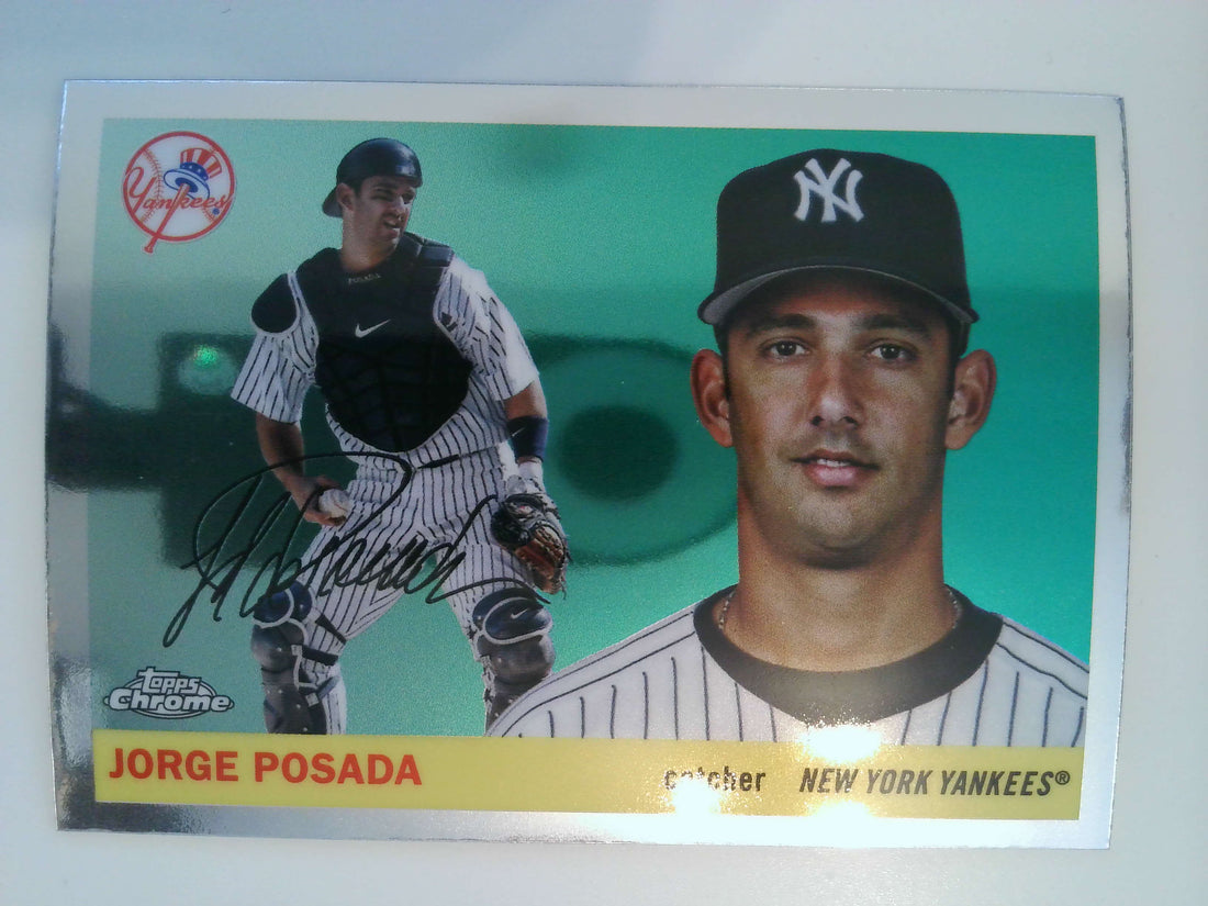 2025 Topps Chrome Platinum Baseball Jorge Posada #422