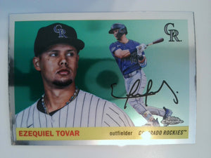 2025 Topps Chrome Platinum Baseball Ezequiel Tovar #95