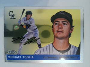 2025 Topps Chrome Platinum Baseball Michael Toglia #50