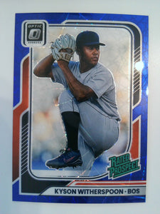 2026 Donruss Baseball Optic Blue Velocity Kyson Witherspoon #187