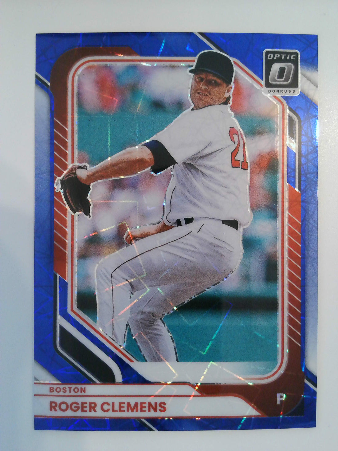 2026 Donruss Baseball Optic Blue Velocity Roger Clemens #57