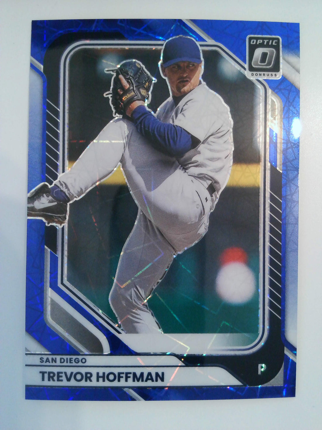2026 Donruss Baseball Optic Blue Velocity Trevor Hoffman #98