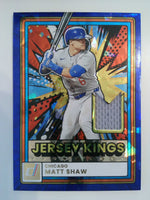 2026 Donruss Baseball Jersey Kings Blue Ice Matt Shaw #JK-MS