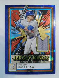 2026 Donruss Baseball Jersey Kings Blue Ice Matt Shaw #JK-MS