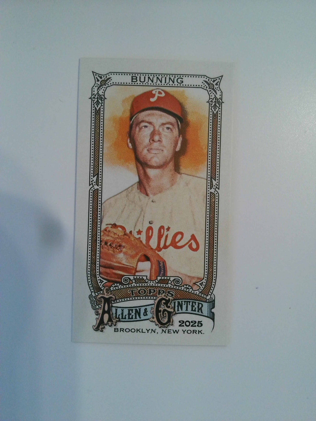 2025 Topps Allen & Ginter Baseball Mini Jim Bunning #345