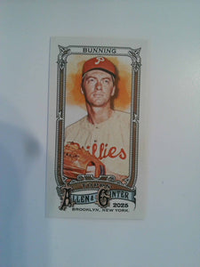 2025 Topps Allen & Ginter Baseball Mini Jim Bunning #345