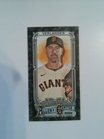 2025 Topps Allen & Ginter Baseball Mini Black Border Justin Verlander #66