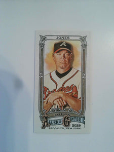 2025 Topps Allen & Ginter Baseball Mini A & G Back Chipper Jones #36
