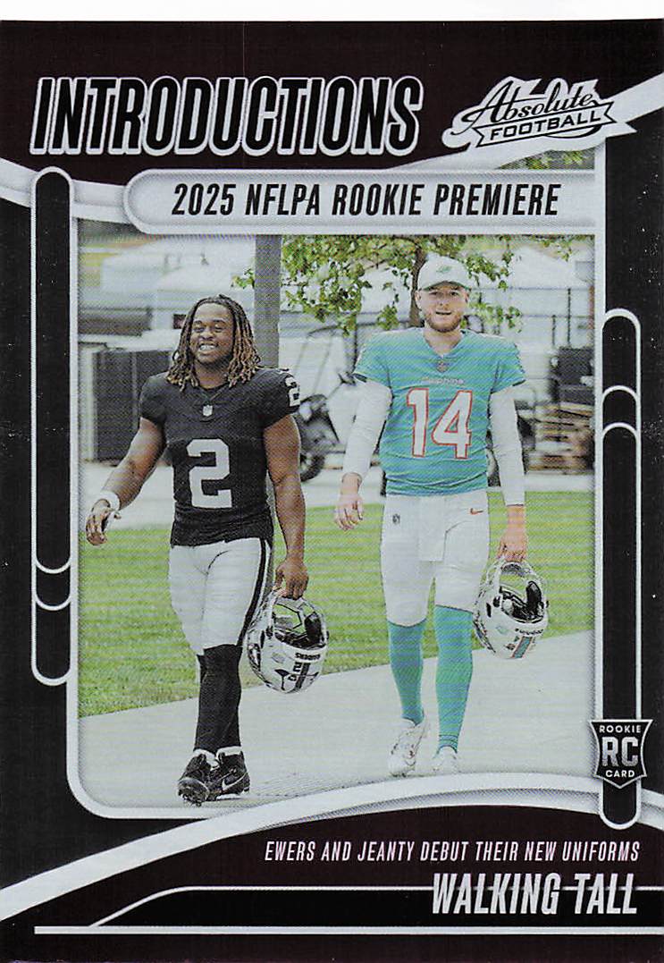 2025 Panini Absolute Football Introductions Walking Tall #I-QES